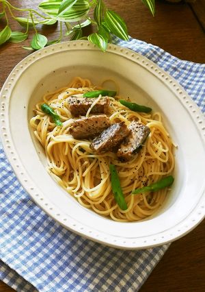 旨し缶短!鯖缶パスタ-レシピのメイン写真