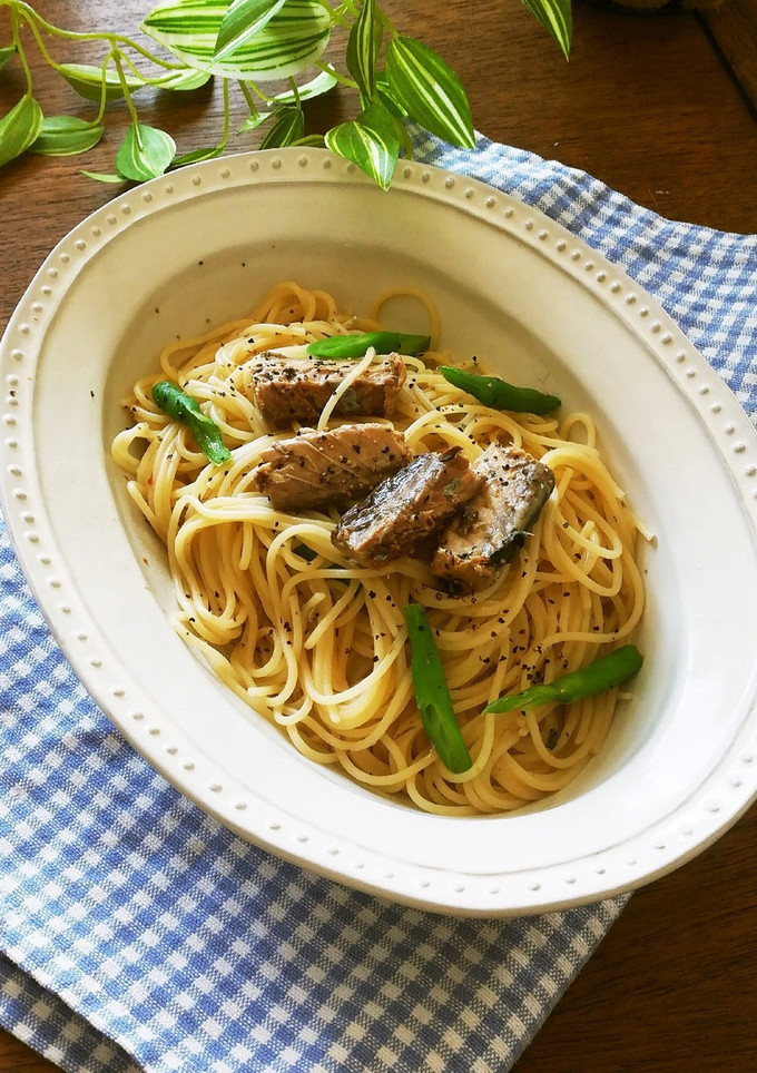 旨し缶短！鯖缶パスタ-レシピのメイン写真