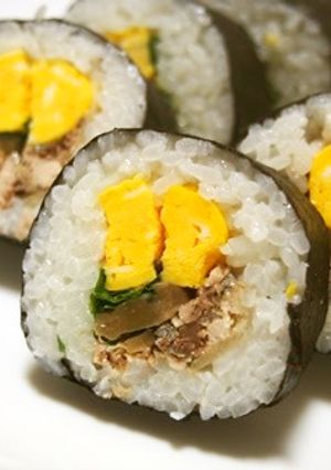 焼きさんまと大葉の巻き寿司♪-レシピのメイン写真
