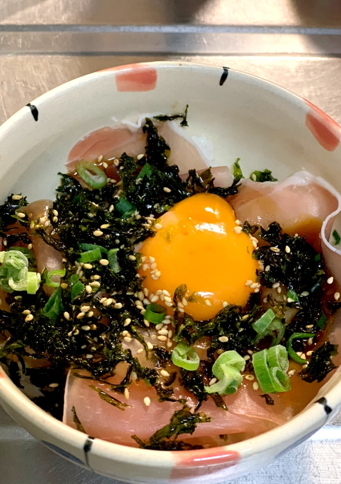 生ハム丼(韓国風)-レシピのメイン写真