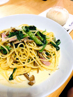 ほうれん草のクリームパスタ-レシピのメイン写真