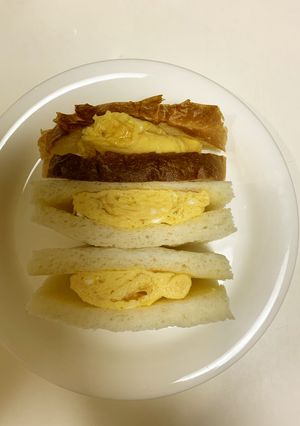 だし巻き玉子サンド＆サンドイッチの下味-レシピのメイン写真