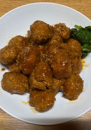 柔らか肉団子の甘辛煮-レシピのメイン写真