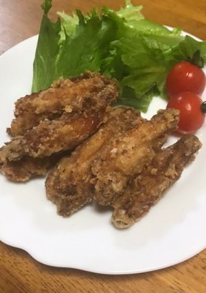ジュワッ♡と手羽中の唐揚げ-レシピのメイン写真