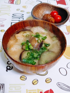 簡単♪茄子の味噌汁-レシピのメイン写真