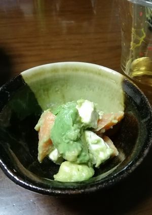 アボカドと鮭のワサビサラダ-レシピのメイン写真