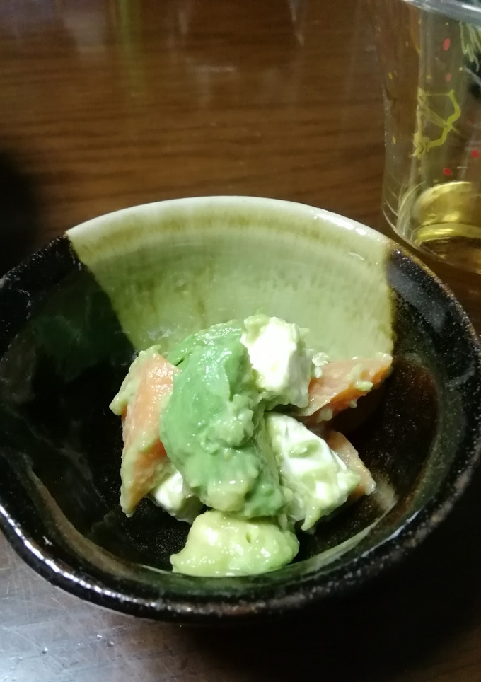 アボカドと鮭のワサビサラダ-レシピのメイン写真
