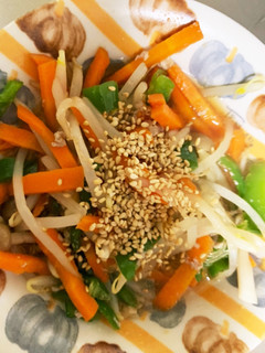 全てレンジ生姜焼き風野菜春雨チャプチェ-レシピのメイン写真