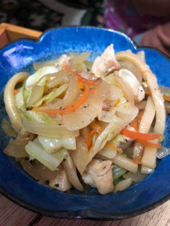 野菜タップリあっさり焼きうどん-レシピのメイン写真