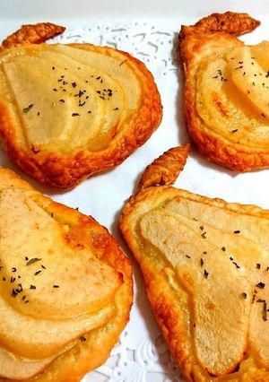 ラ・フランスとクリームチーズの簡単パイ♪-レシピのメイン写真