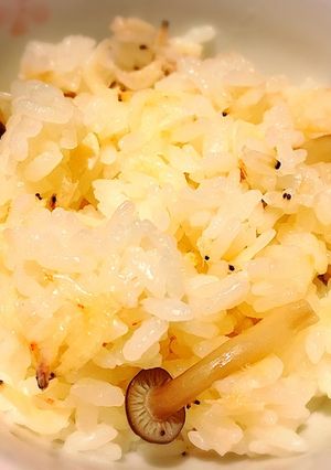干し海老ときのこの料亭風な炊き込みご飯-レシピのメイン写真