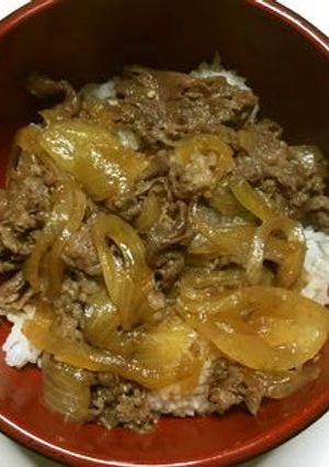 吉野家やすき屋に負けない簡単牛丼！-レシピのメイン写真