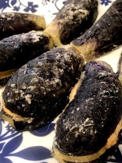 鶏むね肉でナスのはさみ揚げ-レシピのメイン写真