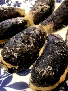 鶏むね肉でナスのはさみ揚げ-レシピのメイン写真