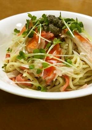 安い!クリームかにパスタ by カニカム-レシピのメイン写真