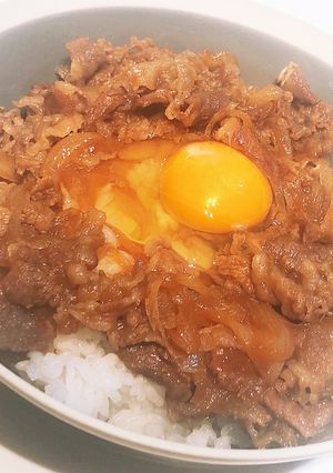 簡単時短油なし!激うま甘辛牛丼-レシピのメイン写真