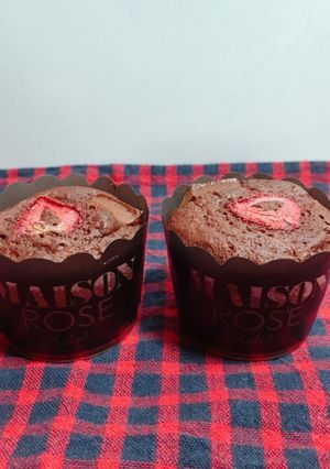 いちごチョコマフィン♡グルテンフリー-レシピのメイン写真