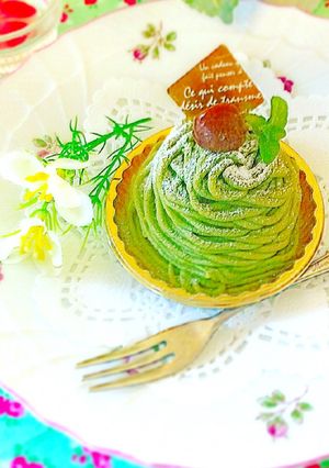 抹茶のモンブラン-レシピのメイン写真