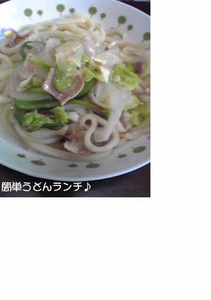 簡単焼きうどん＊みりんと白だしだけ！！＊-レシピのメイン写真