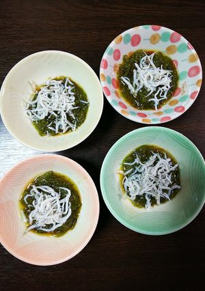 しらすめかぶ-レシピのメイン写真