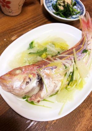 白菜トロトロ イトヨリダイの塩煮-レシピのメイン写真