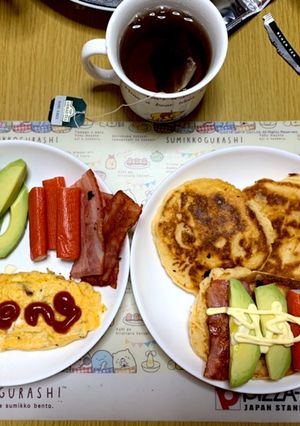 MrsWongちのセルフパンケーキサンド-レシピのメイン写真