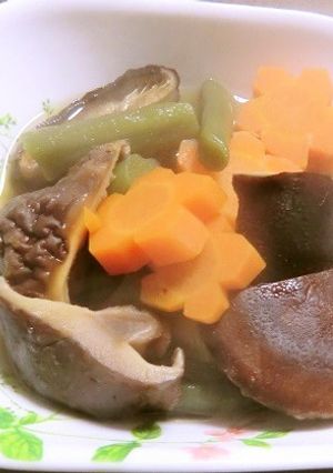 秋田のにおさくと干しシイタケの煮物-レシピのメイン写真