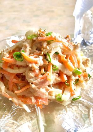 ツナと大根の胡麻マヨサラダ★わさび味-レシピのメイン写真