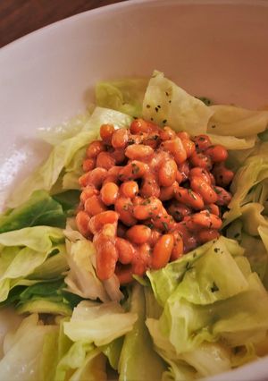 腸活　キャベツ納豆-レシピのメイン写真