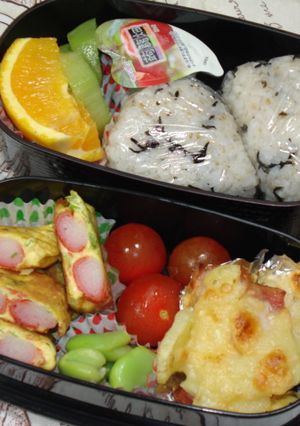 お弁当～♪カニかまのマヨピカタ♪♪-レシピのメイン写真