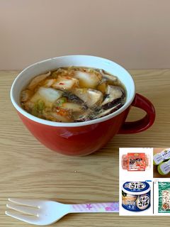 酸辣湯風ダイエット×美肌キムチスープ-レシピのメイン写真