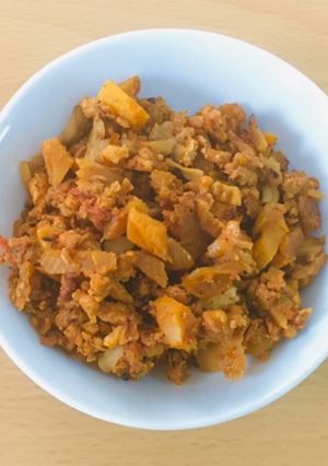 まいたけのこキーマカレー-レシピのメイン写真