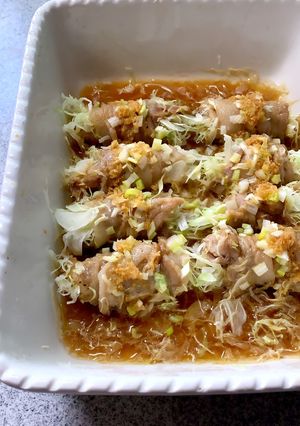 電子レンジまかせ!豚ロールキャベツ-レシピのメイン写真