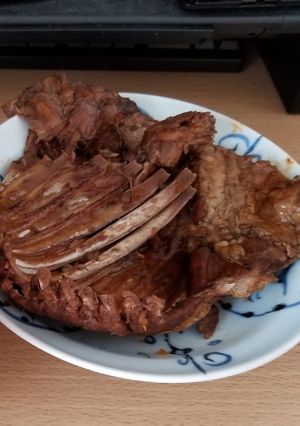 猪(イノシシ)肉のBBQソース煮込み-レシピのメイン写真