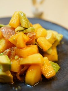 柿と生ハムとアボカドの和え物☆-レシピのメイン写真