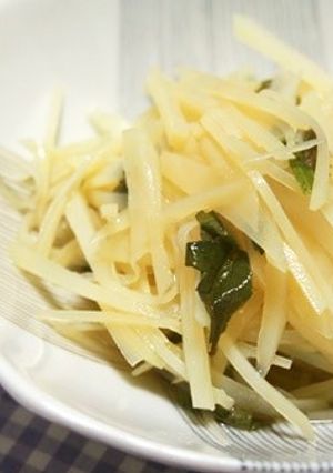 シャキシャキじゃが芋と♪大葉の酢の物♪-レシピのメイン写真