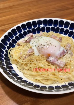 簡単☆お店のカルボナーラパスタ-レシピのメイン写真