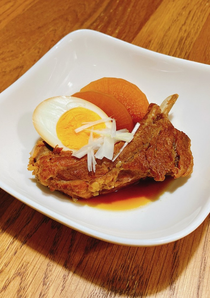 ほぼ煮込むだけ『豚スペアリブの角煮風』-レシピのメイン写真
