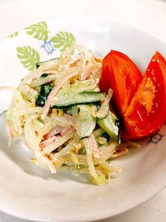 もやしとキュウリのごマヨ和え-レシピのメイン写真