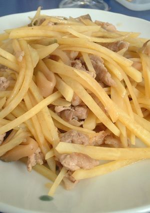 豚肉とジャガイモとザーサイの炒め物-レシピのメイン写真