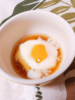 レンジで温泉卵-レシピのメイン写真