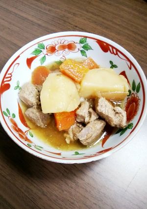 圧力鍋で楽々！シンプル肉じゃが-レシピのメイン写真