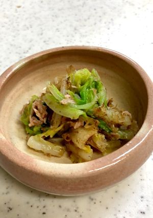 簡単副菜♪大量消費♪白菜とツナのサラダ-レシピのメイン写真