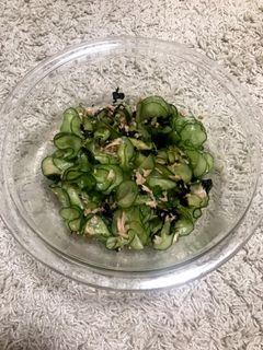 きゅうりとツナの酢の物-レシピのメイン写真