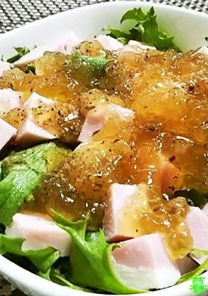 サラダに☆イタリアンドレッシングのジュレ-レシピのメイン写真