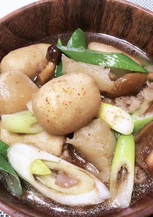 山形風芋煮-レシピのメイン写真