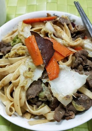 沙茶羊肉炒麺 台湾風ラム焼きそば-レシピのメイン写真