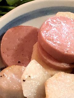 じゃ〜ぱんぽてと 里芋ソーセージの炒焼-レシピのメイン写真