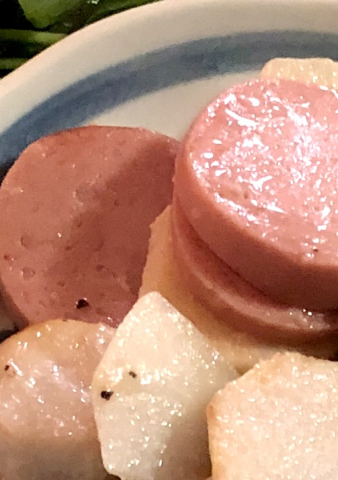 じゃ〜ぱんぽてと 里芋ソーセージの炒焼-レシピのメイン写真