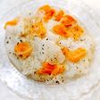 我が家のマリネ♪サーモン・鮃を添えて…